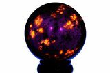 Polished Yooperlite Sphere - Highly Fluorescent! #176739-2